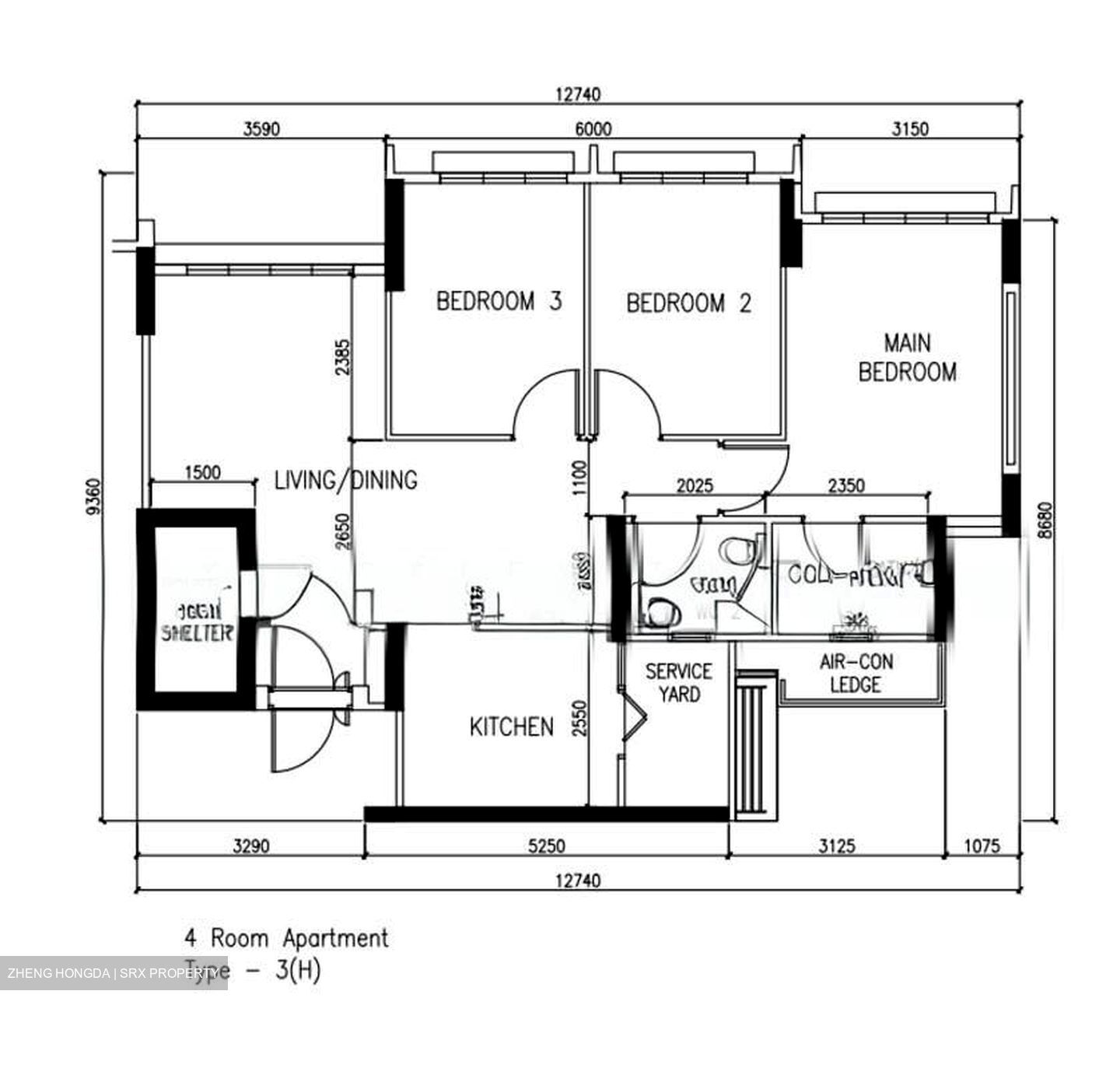 Blk 163B Rivervale Delta (Sengkang), HDB 4 Rooms #574662021